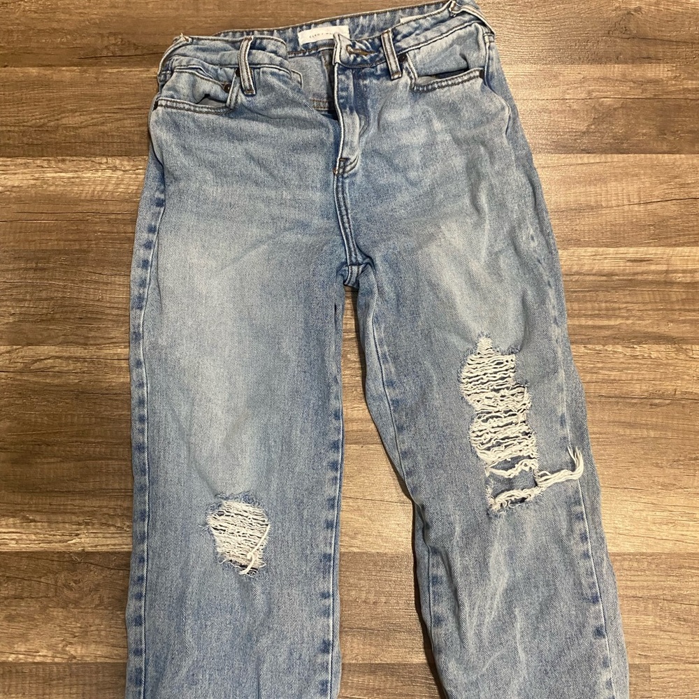 Distressed Blue Women's Jeans